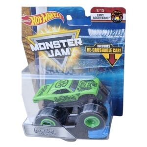 2018 Hot Wheels Monster Jam 1:64 Gas Monkey Garage with Crushable Car
